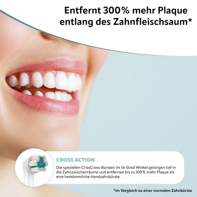 Ersatzbürsten Precision Clean kompatibel mit Oral-B 8er Pack von Ora-Care