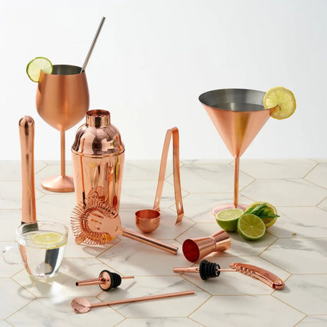 Cocktail 10er-Set Rosegold von Oak & Steel