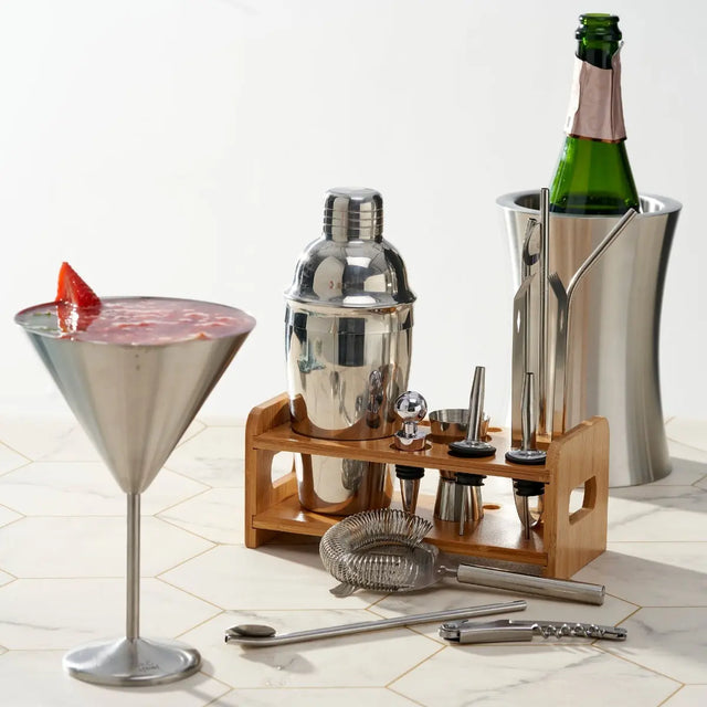 Cocktail 13er-Set Silber von Oak & Steel