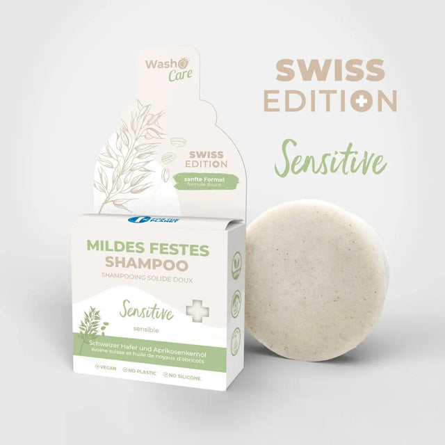 Swiss Edition Mildes Festes Shampoo Sensitive von Washo