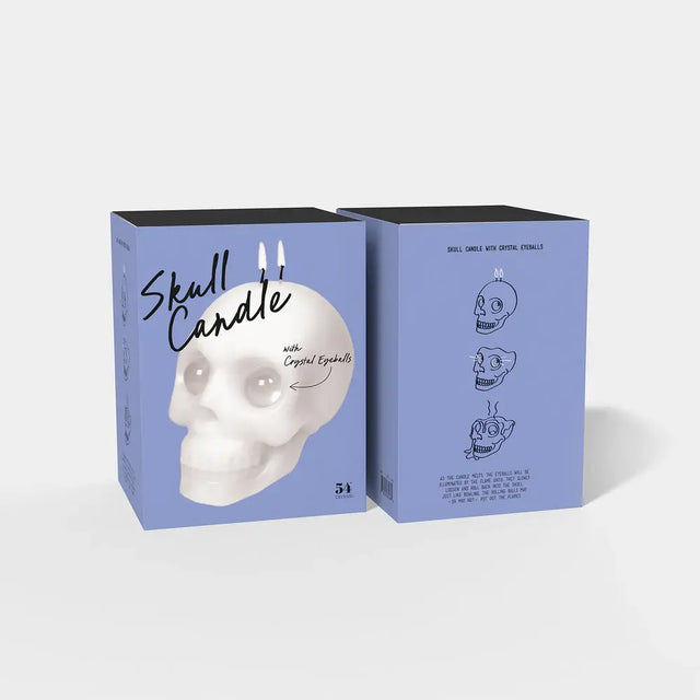 Skull Kerze Weiss von 54Celsius