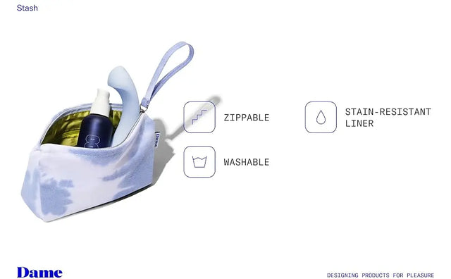 Stash Toy Pouch Sky von Dame Products