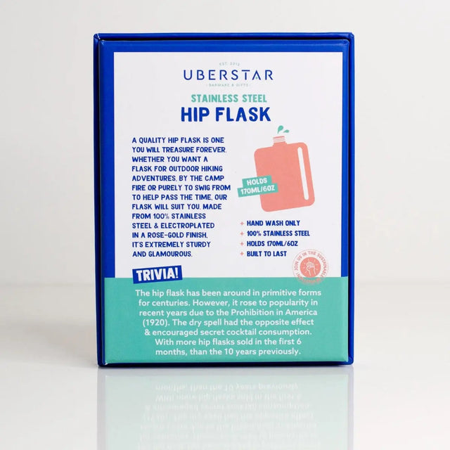 Flachmann Rosegold 180 ml von Uberstar