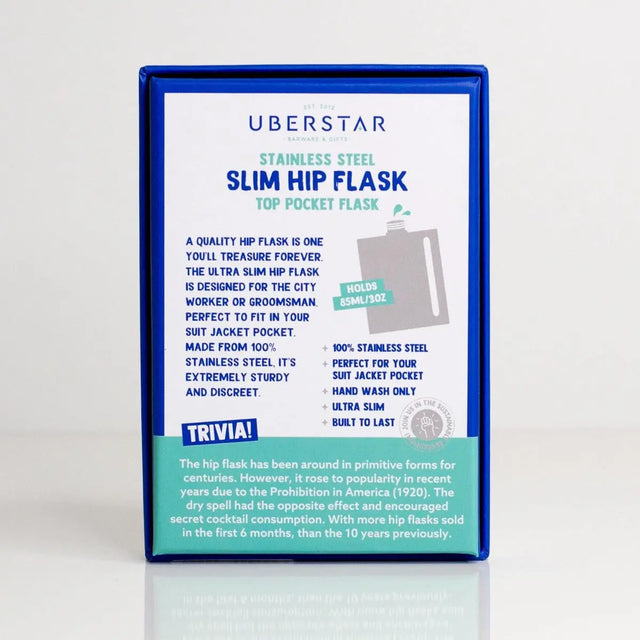 Flachmann Slim 90 ml von Uberstar