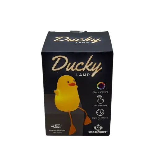 Nachttischlampe Silikon Ducky Lamp von Mad Monkey