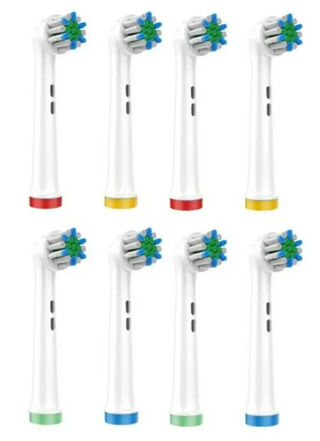 Ersatzbürsten mit extra dünnen Borsten kompatibel mit Oral-B 8er Pack von Ora-Care