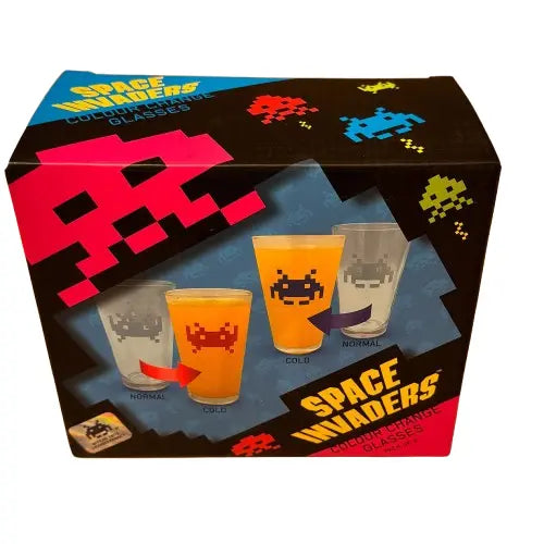 Gläser mit Farbwechsel Space Invaders 2er Set von Space Invaders