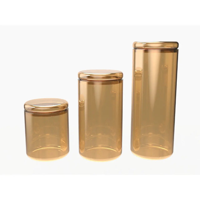 Vorratsdose Glas gold 850 ml von Nuts