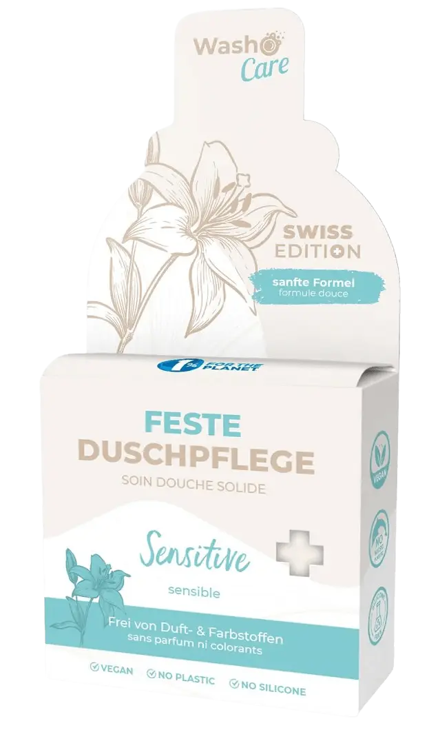 Swiss Edition Feste Duschpflege Sensitive von Washo
