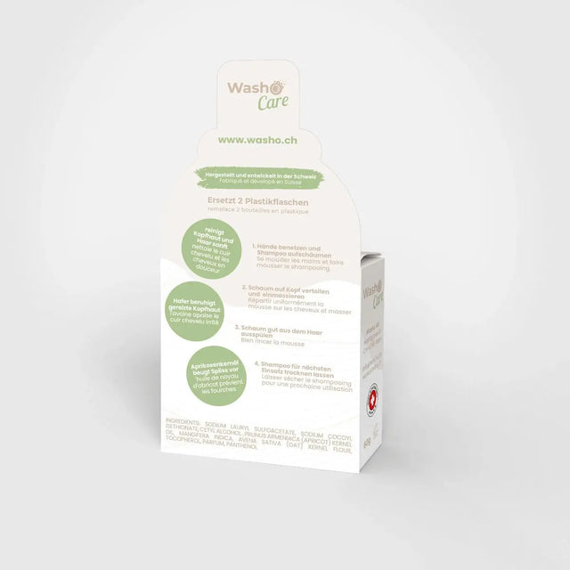 Swiss Edition Mildes Festes Shampoo Sensitive von Washo