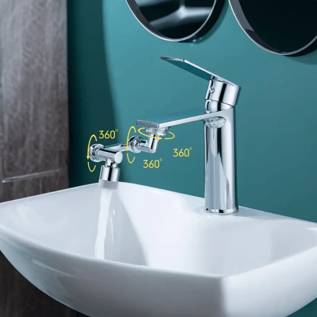 Wasserhahnaufsatz 3x360° von Nuts