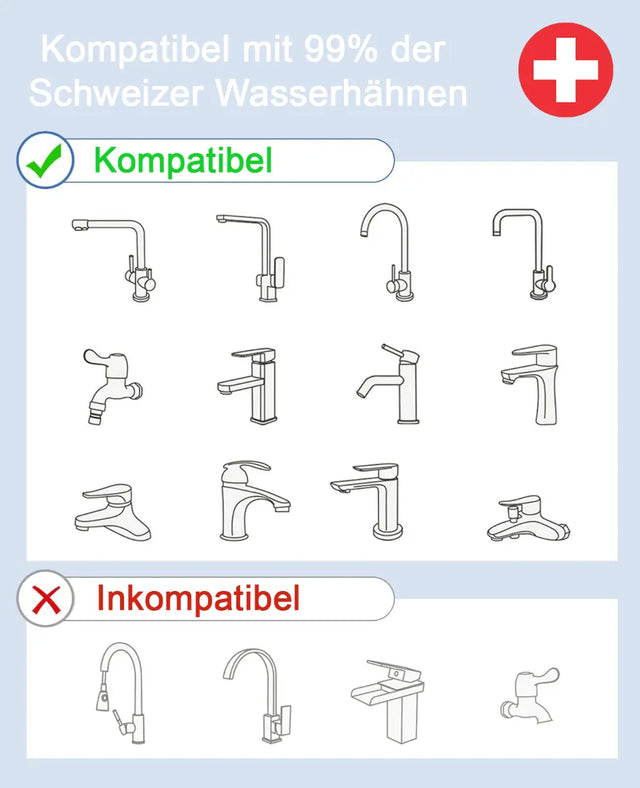 Wasserhahnaufsatz 3x360° von Nuts