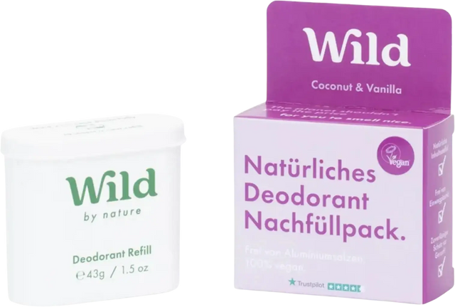 Deodorant Refill Coconut & Vanilla von Wild