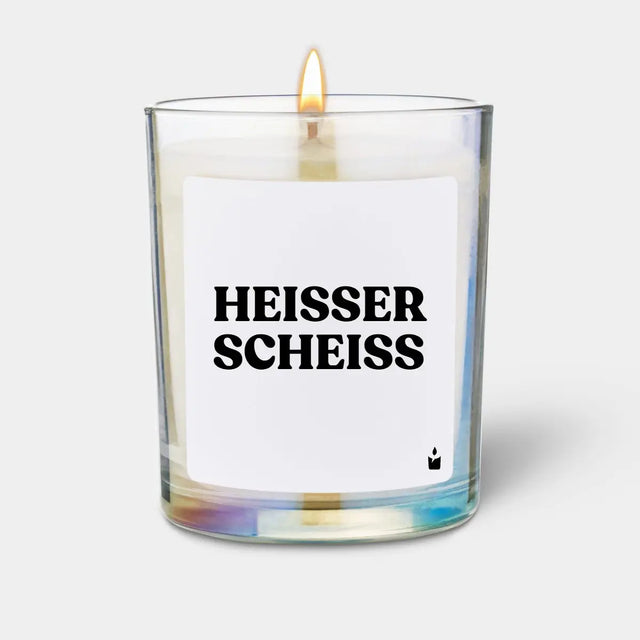 Duftkerze Rainbow Woody Heisser Scheiss von ChattyCandles