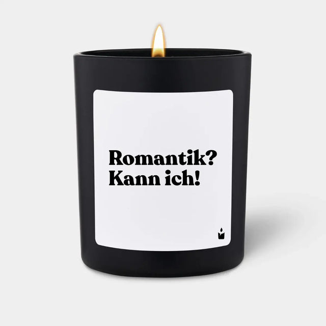 Duftkerze Schwarz Flowery Romantik? Kann ich! von ChattyCandles