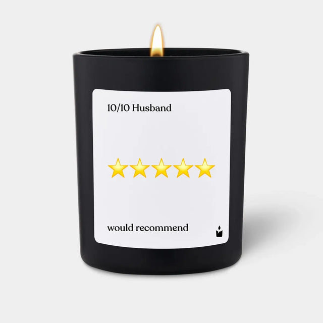 Duftkerze Schwarz Flowery 10/10 Husband would recommend von ChattyCandles