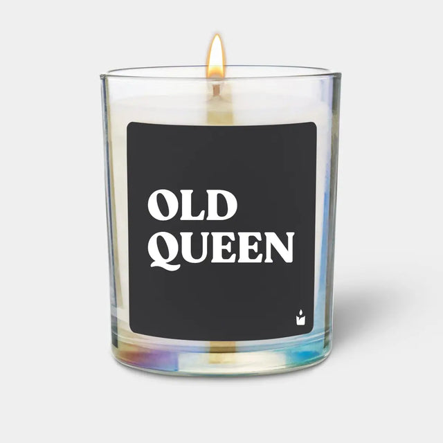 Duftkerze Rainbow Flowery Old Queen von ChattyCandles
