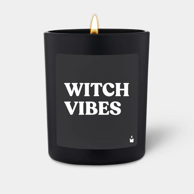 Duftkerze Schwarz Flowery WITCH VIBES von ChattyCandles