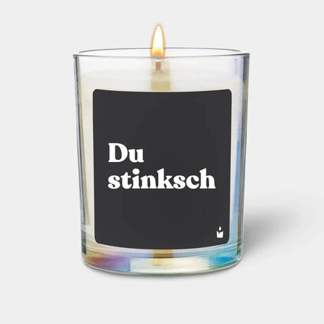 Duftkerze Rainbow Woody Du stinksch von ChattyCandles