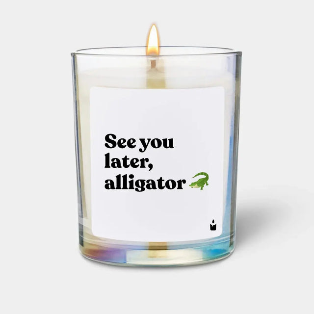 Duftkerze Rainbow Flowery See you later, alligator von ChattyCandles