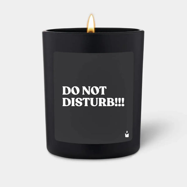 Duftkerze Schwarz Flowery Do not disturb!!! von ChattyCandles