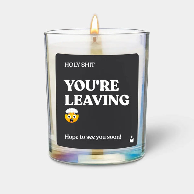 Duftkerze Rainbow Woody Holy shit. You're leaving von ChattyCandles