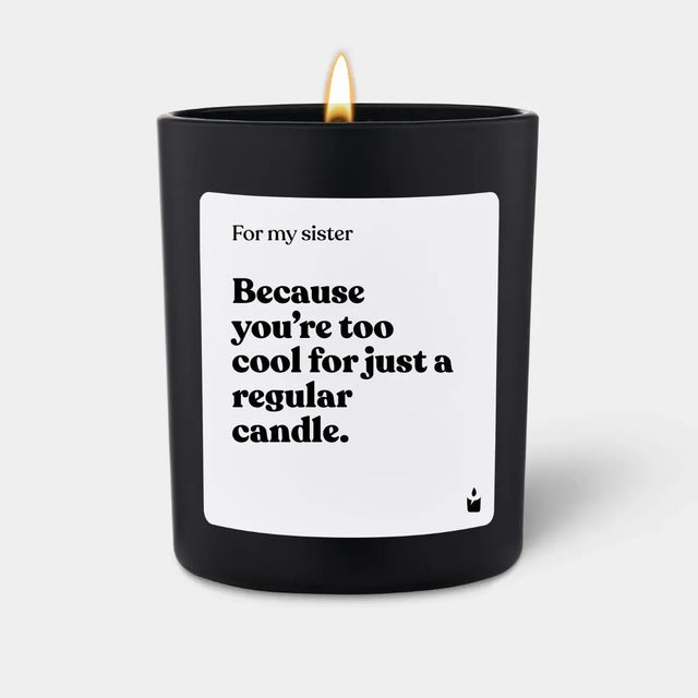 Duftkerze Schwarz Woody For my sister because you’re too cool for just a regular candle. von ChattyCandles