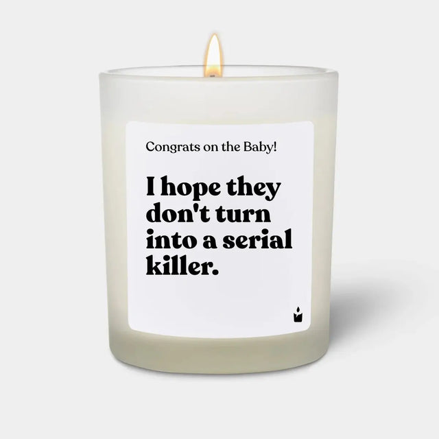 Duftkerze Weiss Woody Congrats on the baby! I hope they don't turn into a serial killer. von ChattyCandles