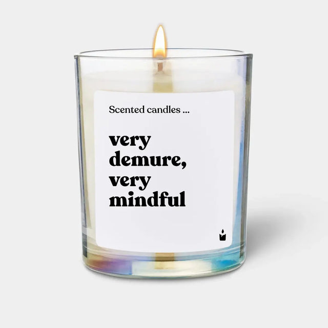 Duftkerze Rainbow Woody very demure, very mindful von ChattyCandles