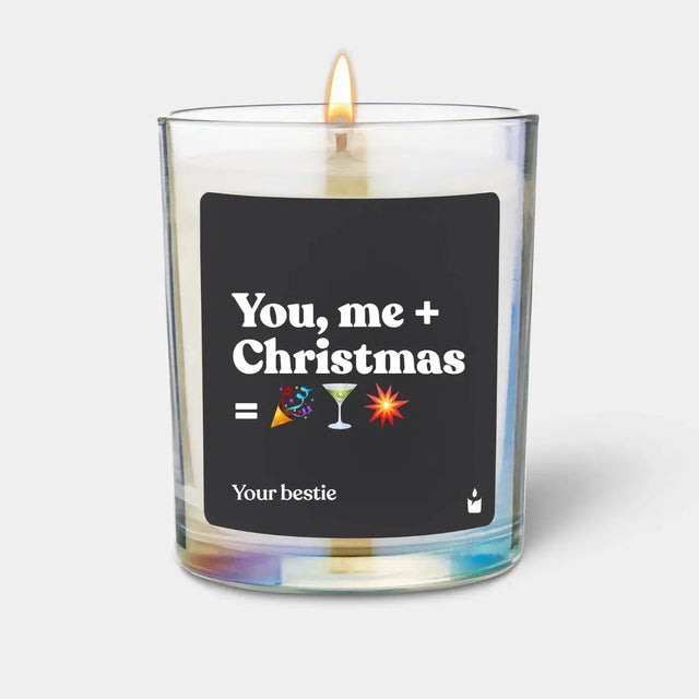 Duftkerze Rainbow Flowery You, me + Christmas von ChattyCandles