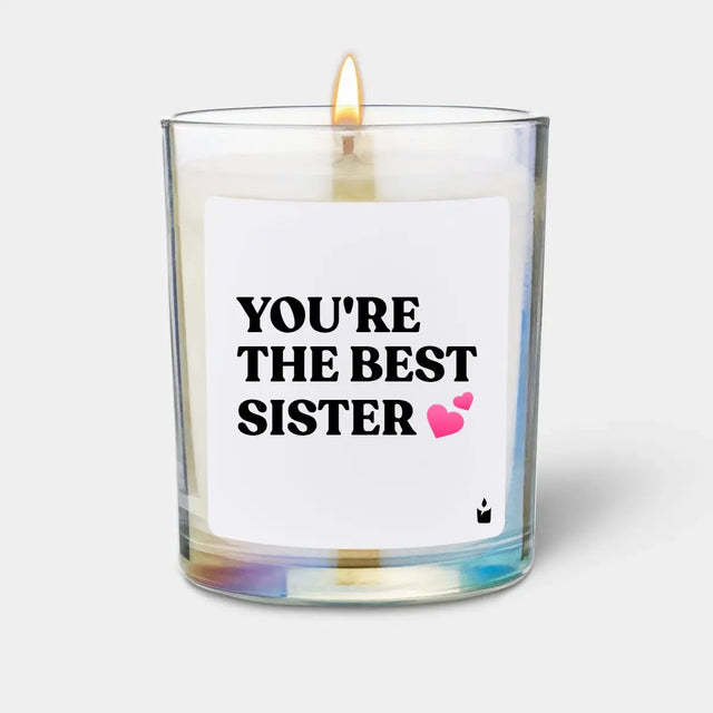 Duftkerze Rainbow Woody You're the best sister von ChattyCandles