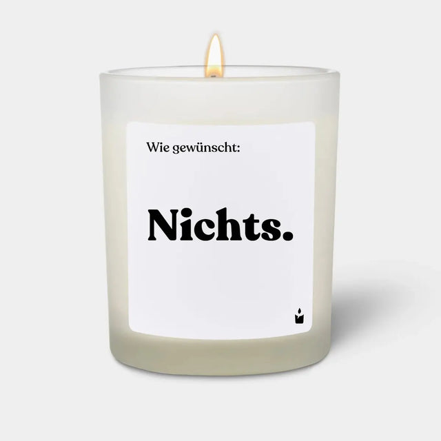 Duftkerze Weiss Flowery Wie gewünscht: Nichts. von ChattyCandles
