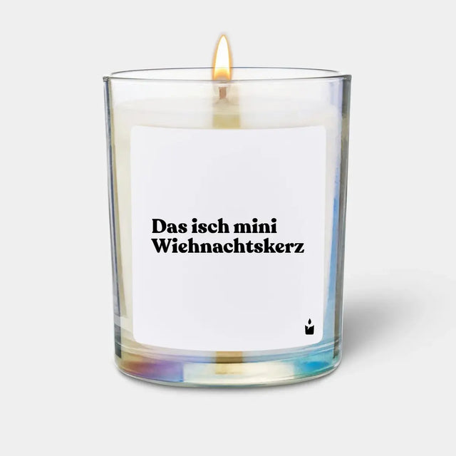 Duftkerze Rainbow Flowery Das isch mini Wiehnachtskerz von ChattyCandles