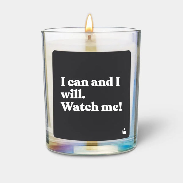 Duftkerze Rainbow Woody I can and I will. Watch me! von ChattyCandles