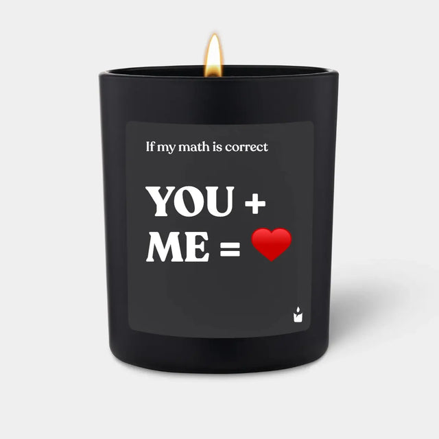 Duftkerze Schwarz Woody You + Me von ChattyCandles