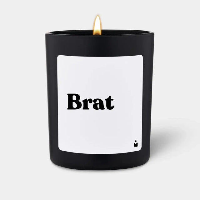 Duftkerze Schwarz Woody Brat von ChattyCandles