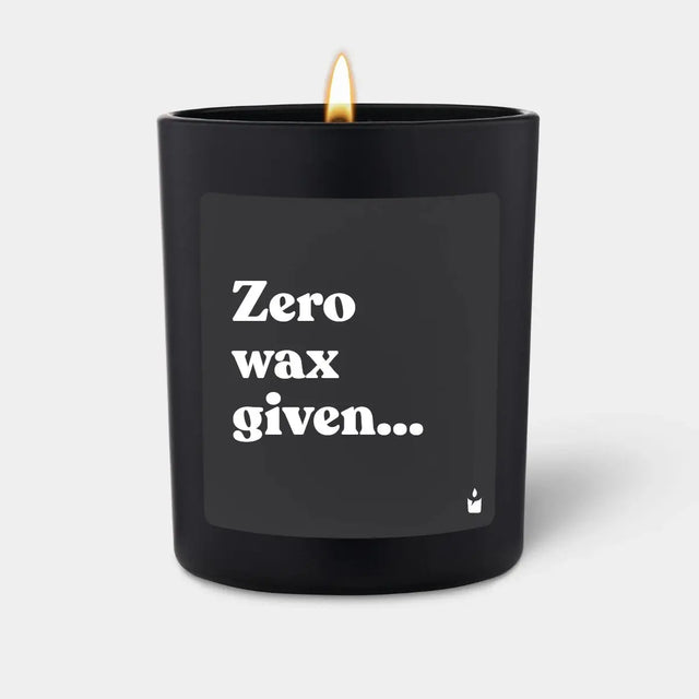 Duftkerze Schwarz Woody Zero wax given... von ChattyCandles
