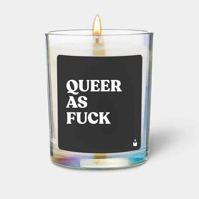 Duftkerze Rainbow Woody Queer As Fuck von ChattyCandles