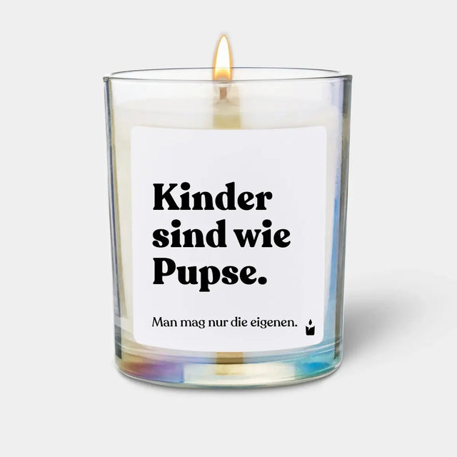 Duftkerze Rainbow Woody Kinder sind wie Pupse. von ChattyCandles