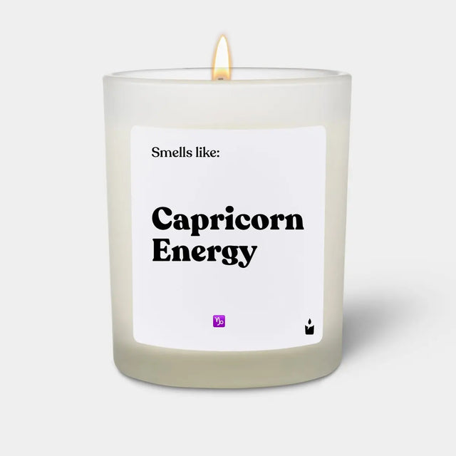 Duftkerze Weiss Flowery Smells like: Capricorn Energy von ChattyCandles