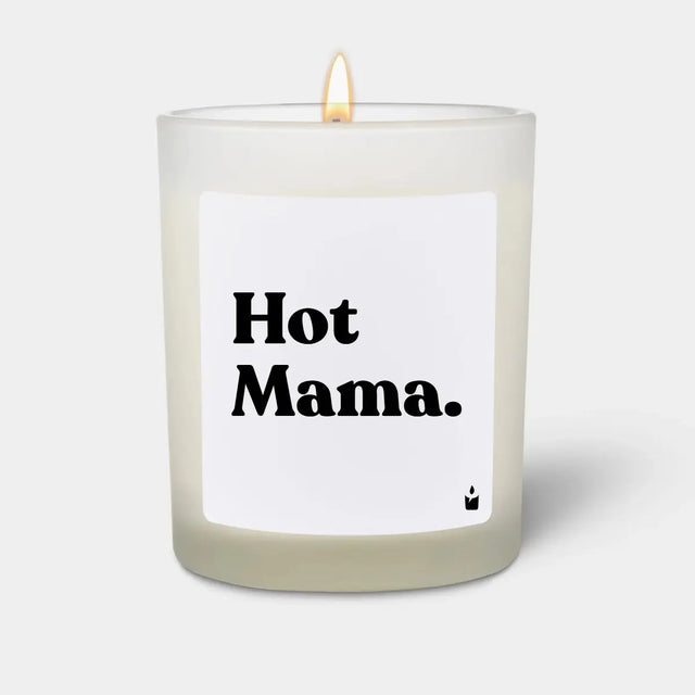 Duftkerze Weiss Flowery Hot Mama. von ChattyCandles