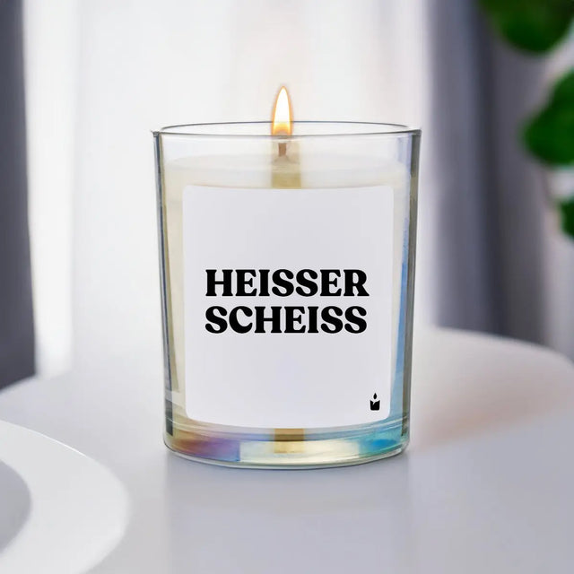 Duftkerze Rainbow Woody Heisser Scheiss von ChattyCandles