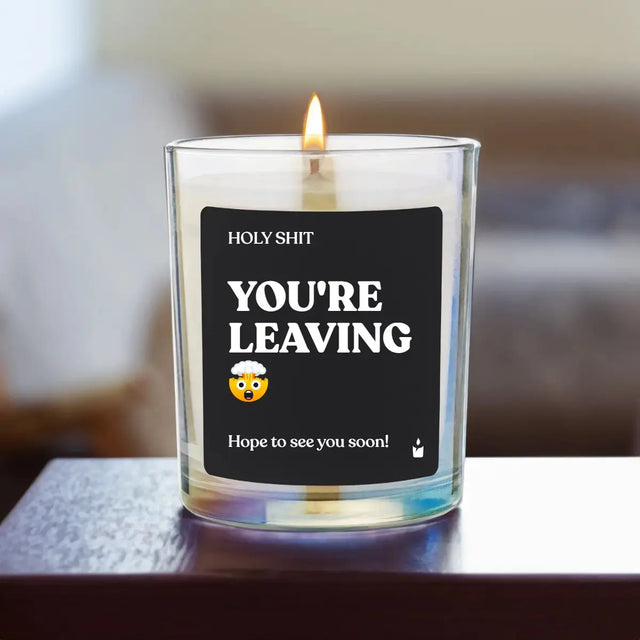 Duftkerze Rainbow Woody Holy shit. You're leaving von ChattyCandles