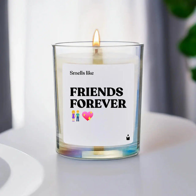 Duftkerze Rainbow Flowery Smells like: Friends forever von ChattyCandles