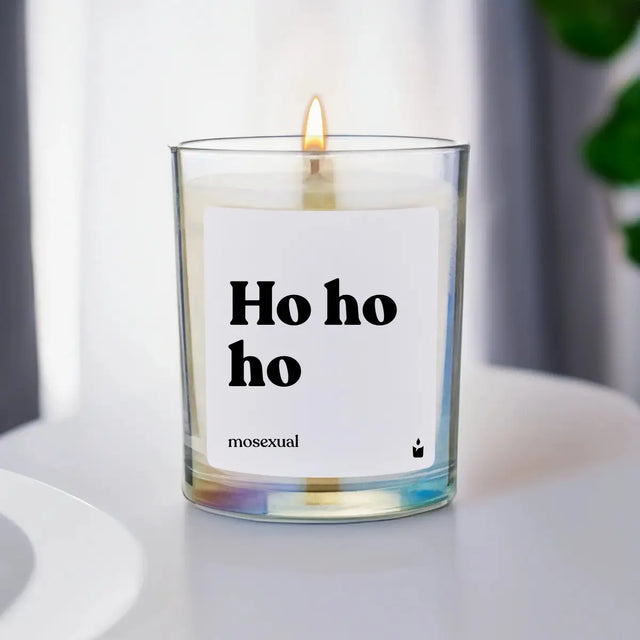 Duftkerze Rainbow Flowery Ho ho ho mosexual von ChattyCandles