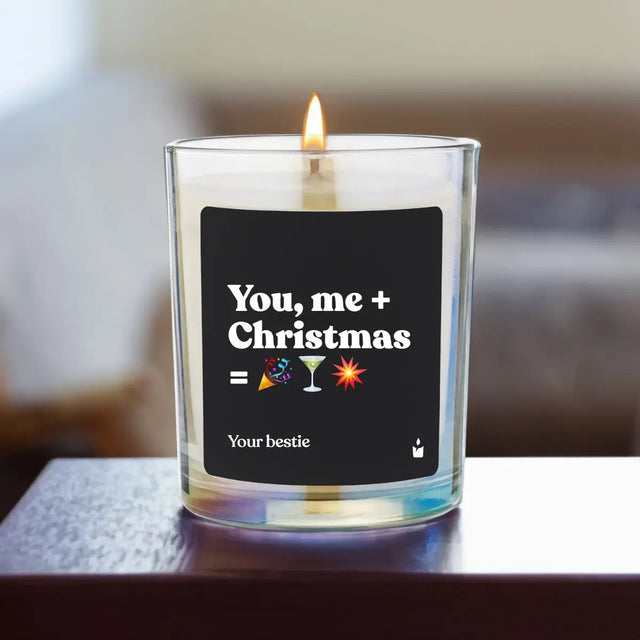 Duftkerze Rainbow Flowery You, me + Christmas von ChattyCandles