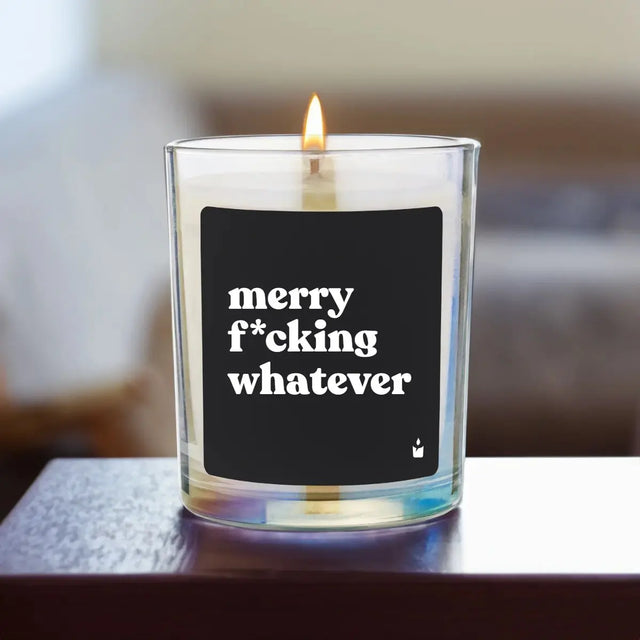 Duftkerze Rainbow Woody merry f*cking whatever von ChattyCandles