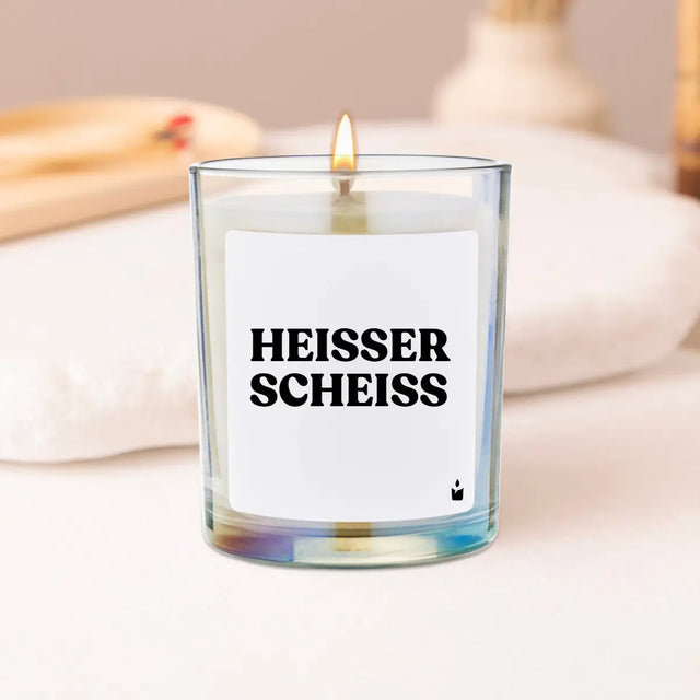 Duftkerze Rainbow Woody Heisser Scheiss von ChattyCandles