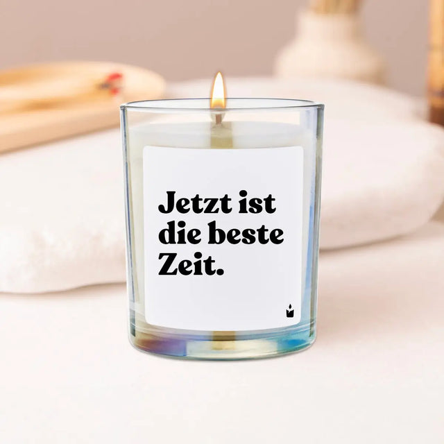 Duftkerze Rainbow Woody Jetzt ist die beste Zeit. von ChattyCandles