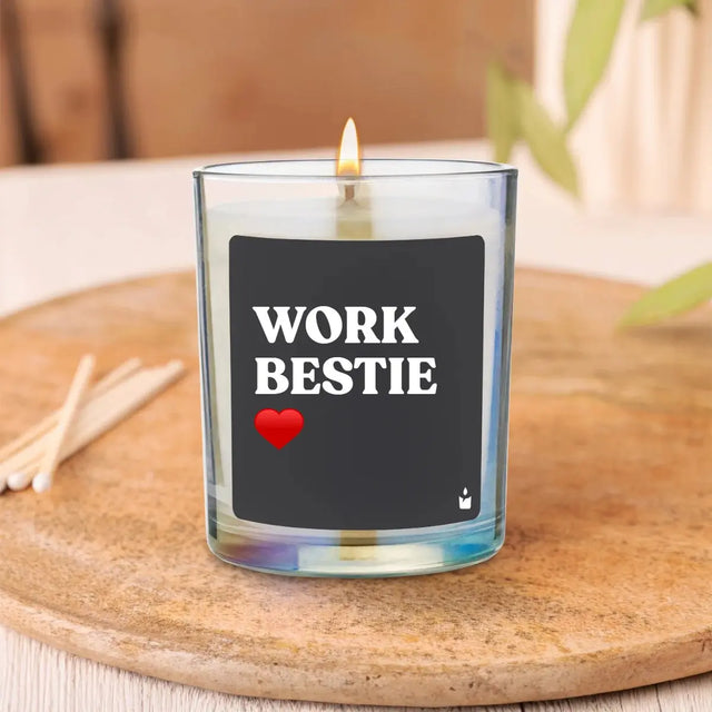 Duftkerze Rainbow Flowery Work Bestie von ChattyCandles